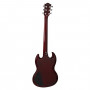 Eko DV-10 Trasparent Red Chitarra Elettrica