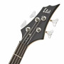 ESP LTD B-10 BK Satin Basso Elettrico 4 Corde Nero con Borsa