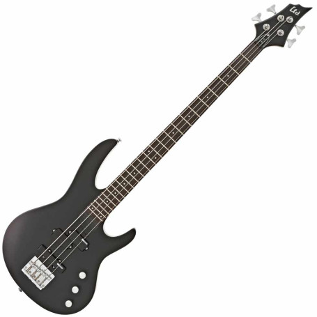 ESP LTD B-10 BK Satin Basso Elettrico 4 Corde Nero con Borsa