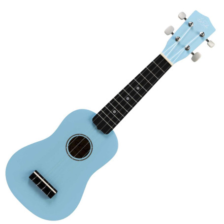 De Salvo UKSBS Ukulele Soprano Azzurro con Borsa