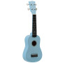 De Salvo UKSBS Ukulele Soprano Azzurro con Borsa