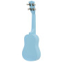 De Salvo UKSBS Ukulele Soprano Azzurro con Borsa