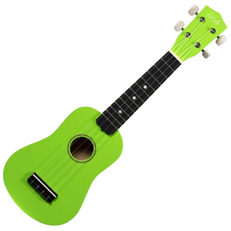 De Salvo UKGR Ukulele Soprano verde con Borsa