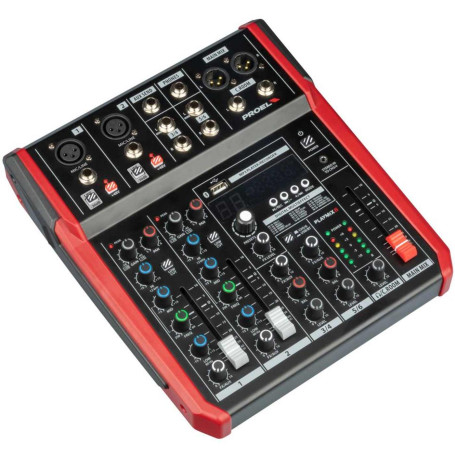 PROEL Playmix6 Mixer 6 Canali con USB e Bluetooth