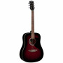 EKO Ranger 6 Red Sunburst Chitarra Acustica Rossa