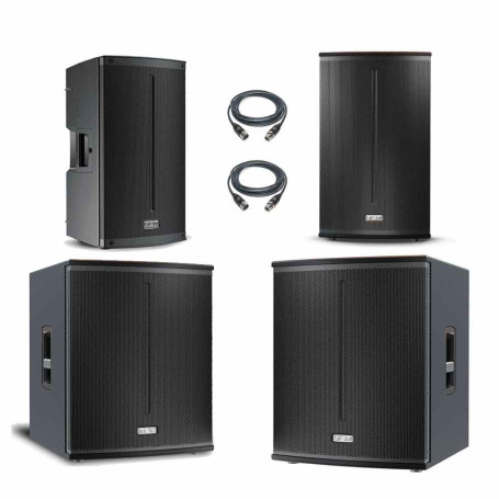 FBT IMPIANTO AUDIO 4200 watt COPPIA CASSE X-LITE + XSUB 15SA