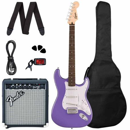 Fender Squier Sonic Stratocaster LRL WPG kit Chitarra Elettrica