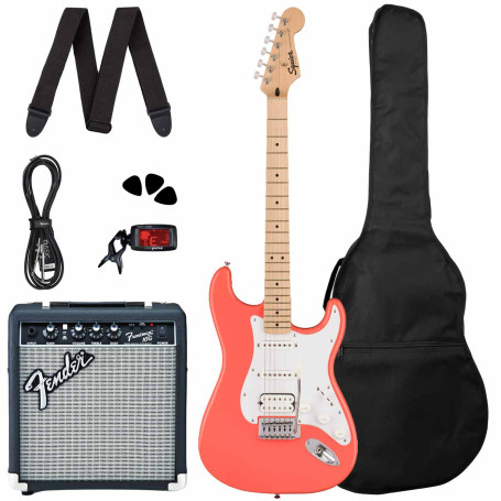Fender Squier Sonic Stratocaste MN kit Chitarra Elettrica