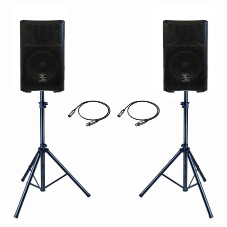 Zzipp ZZPK108 impianto audio 8" Bluetooth mp3 karaoke dj