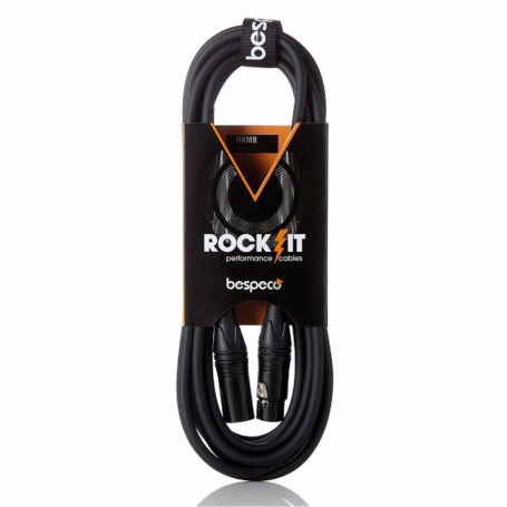 Bespeco RKMB600 Cavo Microfonico XLR M a XLR F Rockit 6 metri professionale