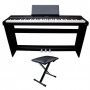 Echord SP-10 pianoforte digitale con tasti pesati + Panchina + Cuffia