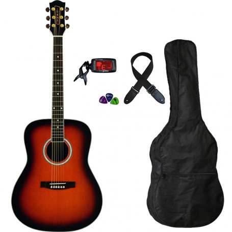 Eko ranger 6 chitarra acustica complete di accessori