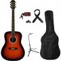 Eko ranger chitarra acustica + accessori + supporto