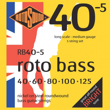 ROTOSOUND RB40-5 set Corde per basso