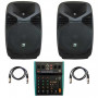 Impianto Audio Coppia casse ZZIPP ZPX12 + Mixer zzipp ZZMXBTR4